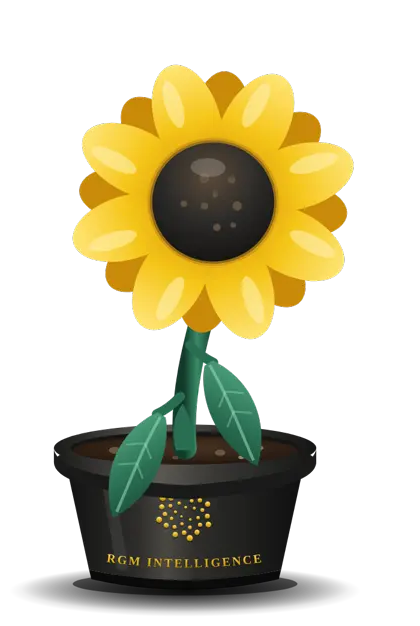ELIZE resting at night, petals dimmed